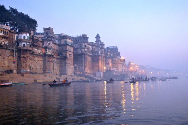 Morning mood on the river Ganges, Varanasi