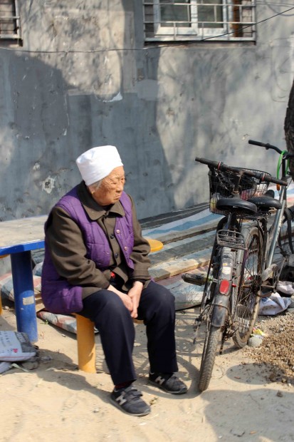 Local elderly Lady in a Hutong, Beijing