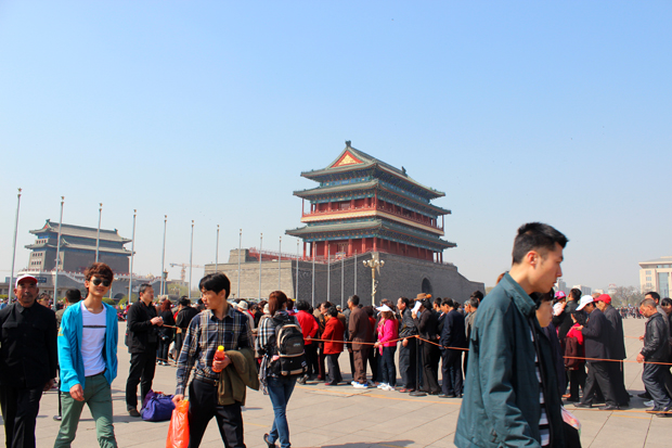 Zhenyangmen Gate, also known as Qianmen Gate, which marks the south end of Tiananmen Square