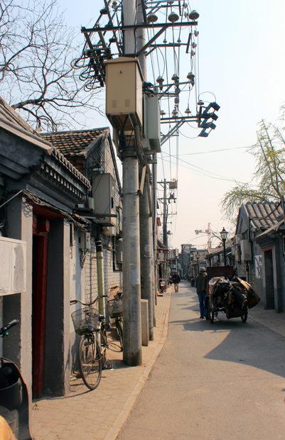 Narrow alley in a Hutong
