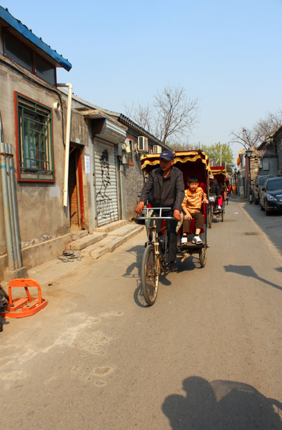 Cycle Rickshaws, a mode of transportation for short ways