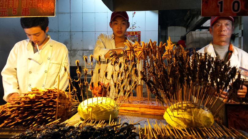 Dongangmen Snack-Markt Peking China