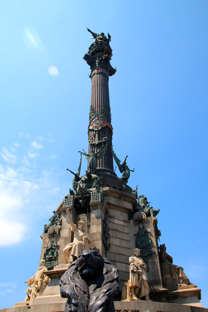 Kolumbus-Statue Barcelona Spanien