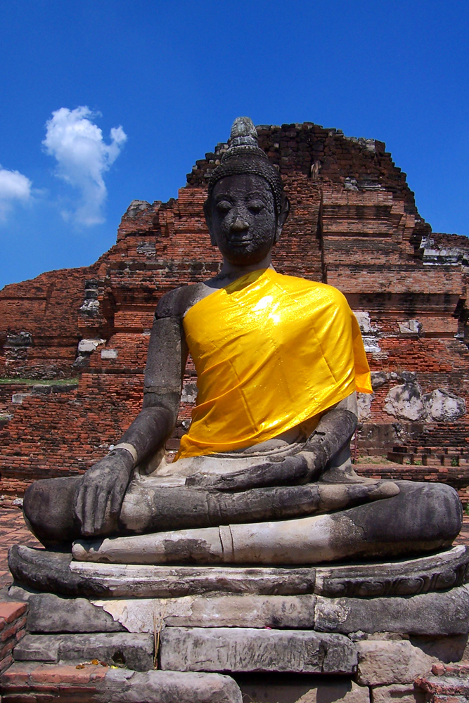 Wat Mahathat Ayutthaya Tempel von Ayutthaya Thailand