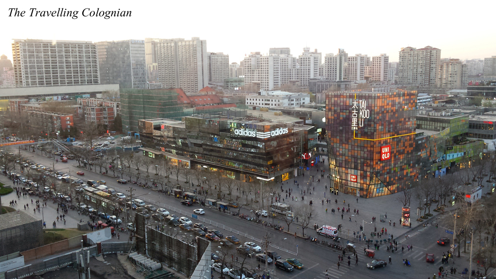 Travel blogger review View of Sanlitun from Hutong School Beijing China ASIA