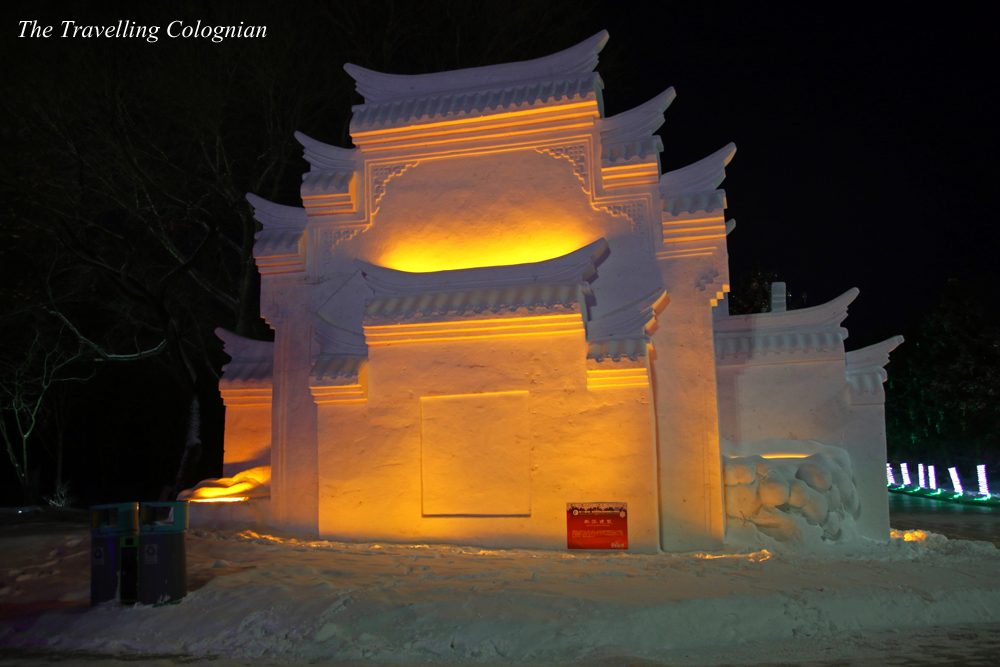 arbin Ice and Snow Festival Snow Sculptures on Sun Island Harbin Heilongjiang China ASIA