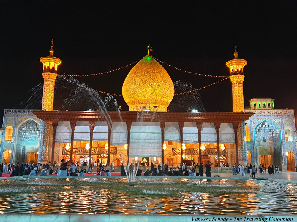 Shah Cheragh-Schrein Nachtfoto Shiraz Iran NAHER OSTEN ORIENT