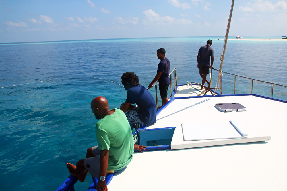 Our crew on the Maldives Dhoni Cruise