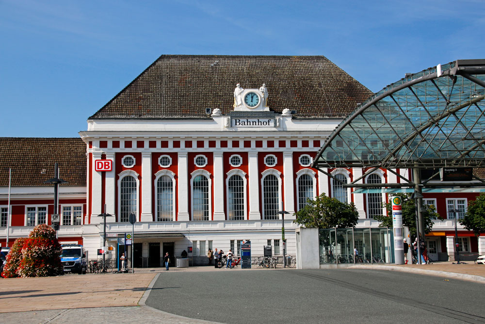 Der Hauptbahnhof in Hamm