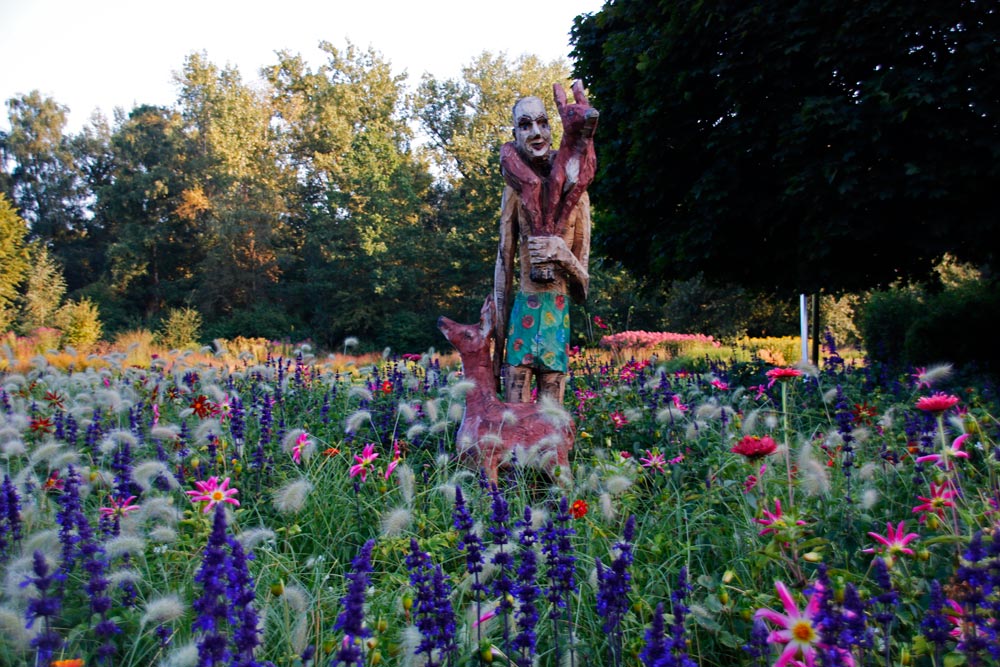 Der Maximilianpark mit seiner Blumenpracht ist eine der wichtigsten Sehenswürdigkeiten in Hamm
