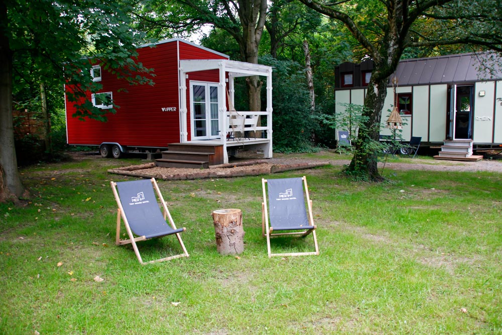 Das Tiny House Wupper im Tiny House Hotel in Hamm