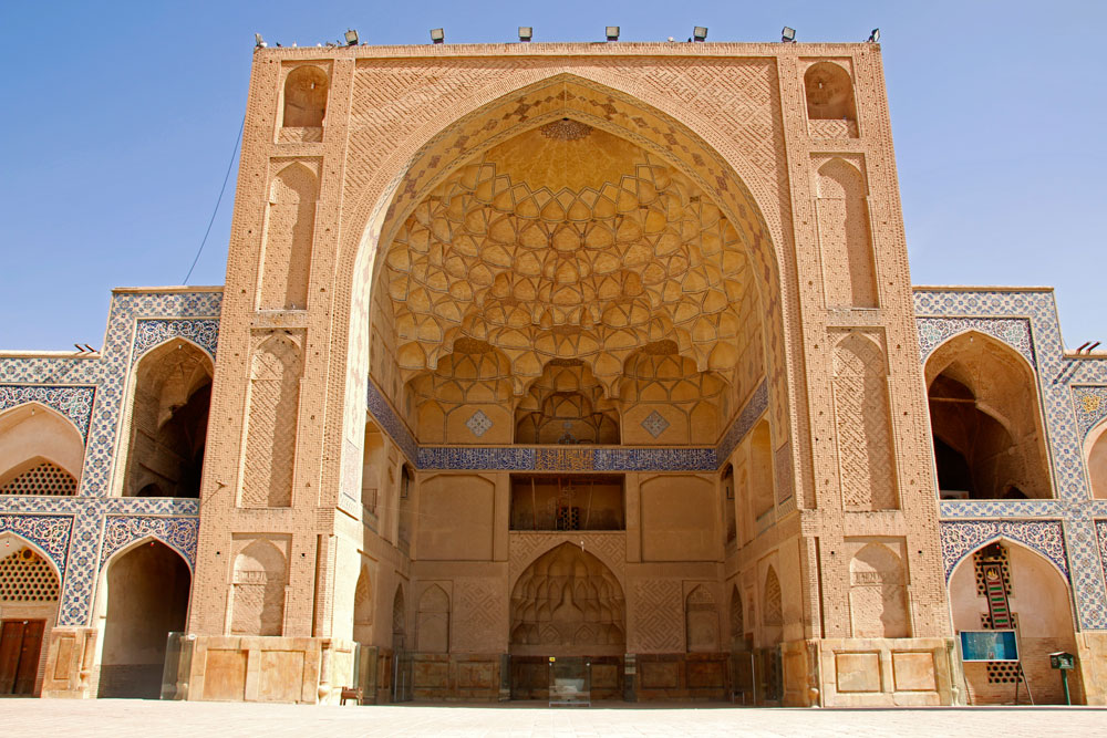 Der Ostiwan der Jame-Moschee in Isfahan, Iran