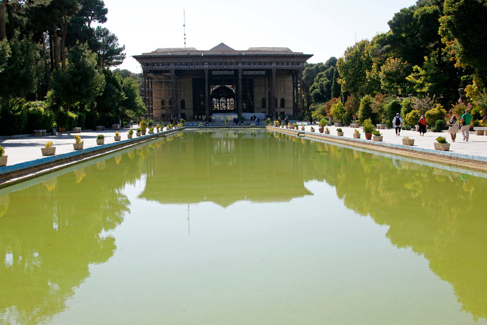 Der Tschehel Sotun-Palast in Isfahan, Iran