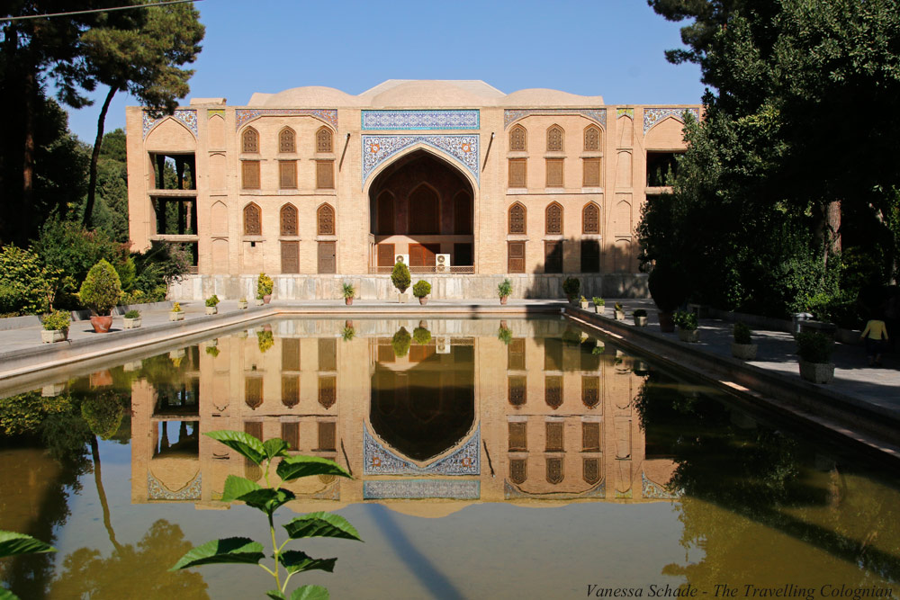 Back of the Chehel Sotoun Palace in Isfahan, Iran