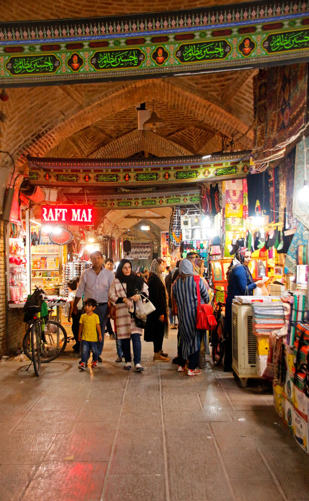 The Grand Bazaar in Isfahan, Iran
