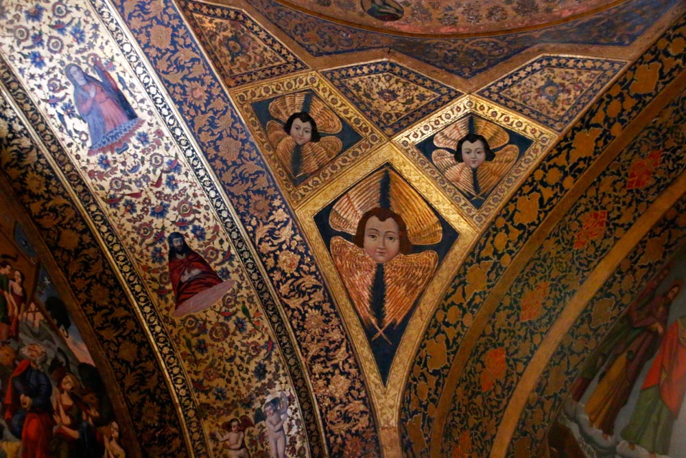 Arch element in the Vank Cathedral in Isfahan, Iran