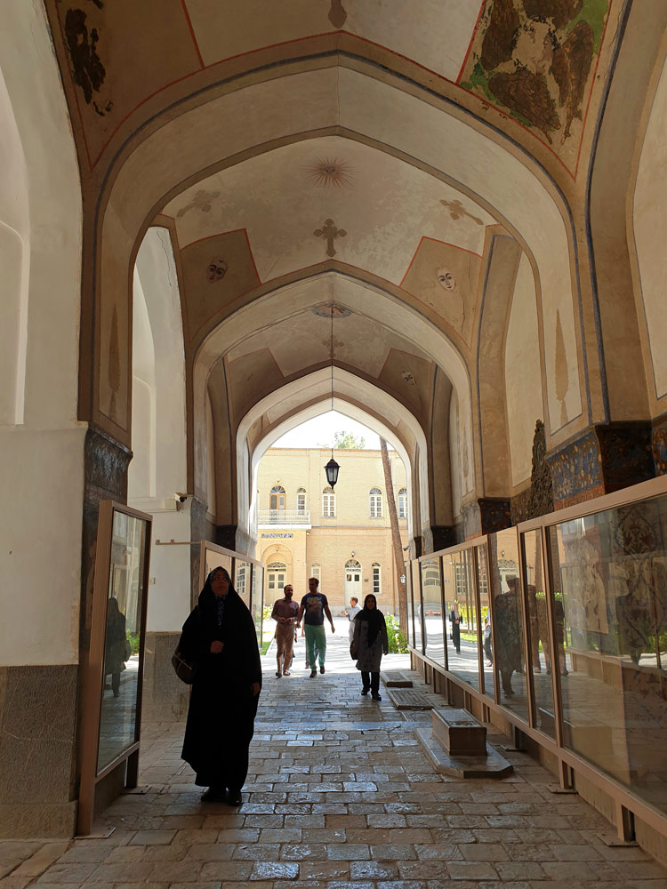 Archways at the Vank Cathedral in Isfahan, Iran
