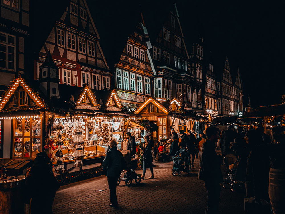 Celle Christmas market - Copyright: Oliver Bock – Helga and Heini on Tour