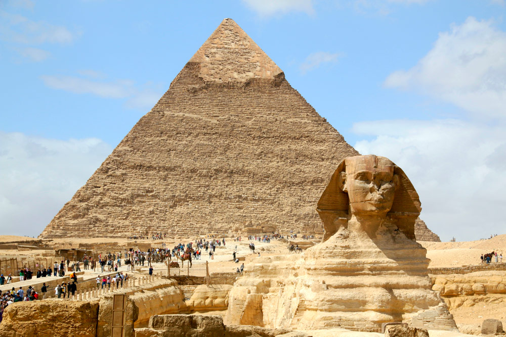 Die Große Sphinx von Gizeh in Kairo