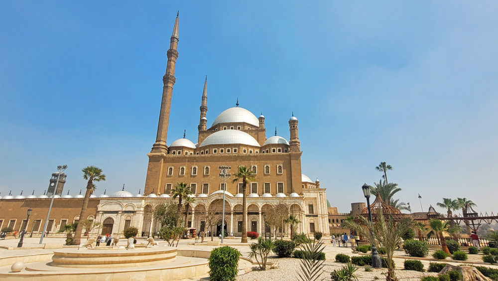 Die Muhammad-Ali-Moschee im Islamischen Viertel in Kairo