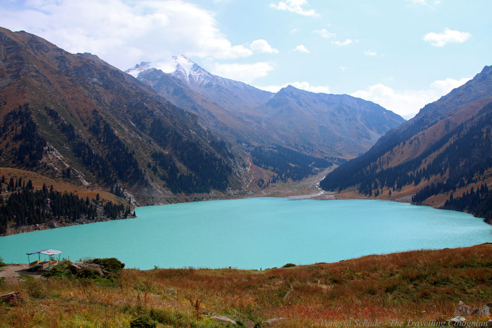 Big Almaty Lake außerhalb von Almaty in Kasachstan