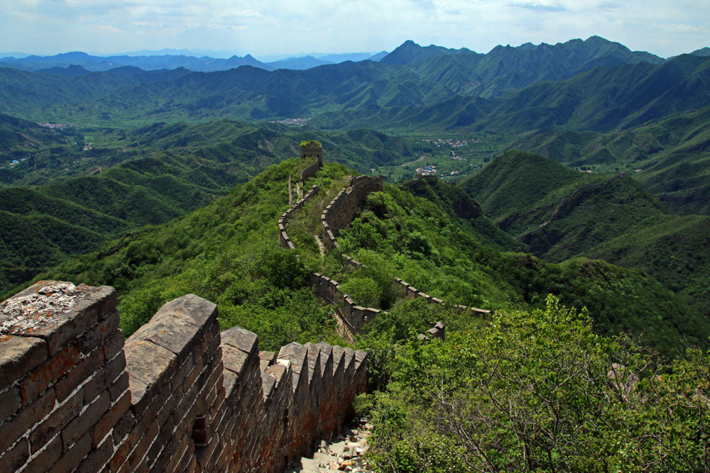 Die Great Wall Spur in Peking, China
