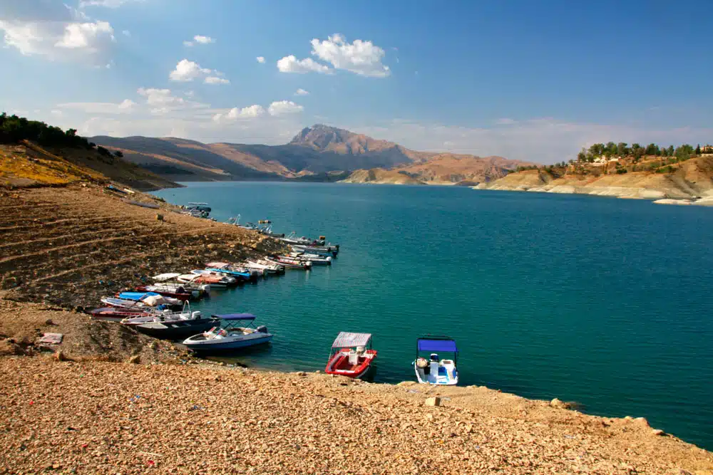 Dukan-See in Kurdistan-Irak