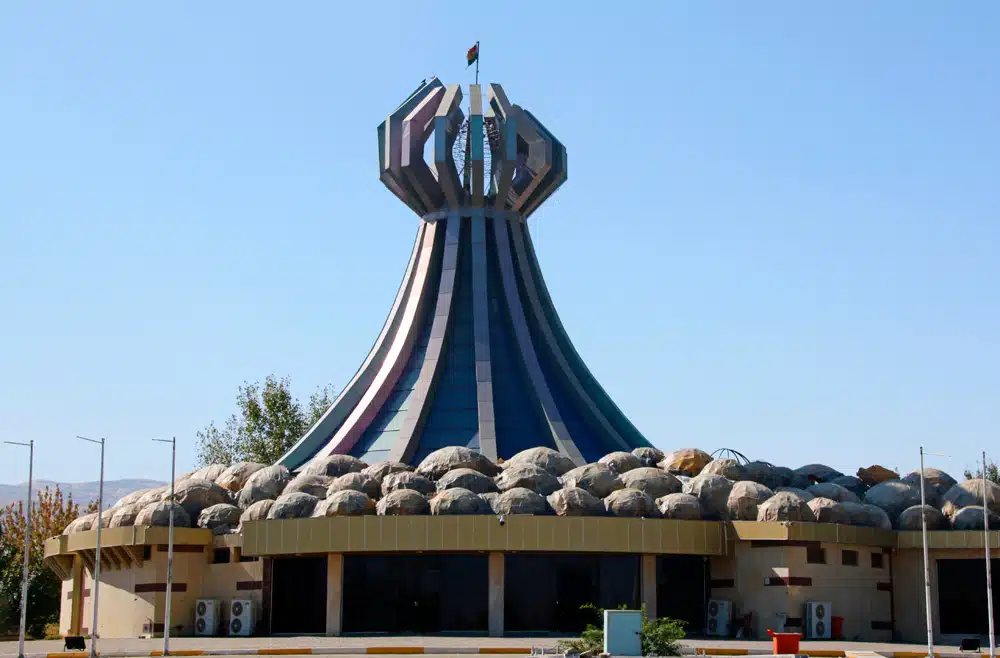 Das Halabja-Monument in der gleichnamigen Stadt Halabja